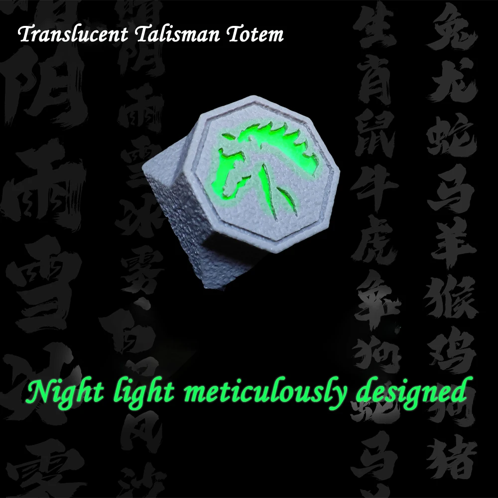 

Keycaps Handmade Custom Zodiac Mysterious Amulet Resin Keycap For Cherry Mx Switch Gamer Mechanical Keyboard Replace RGB Key Cap