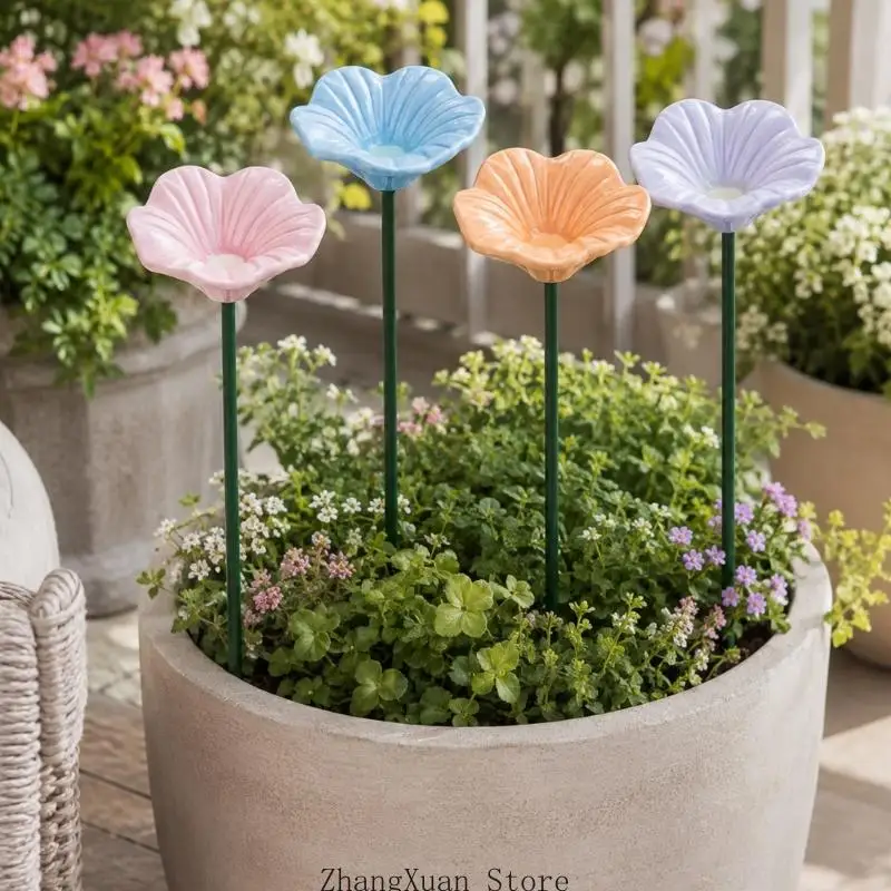 Reflektierende Keramik-Blumenstecker mit erhabenen für Gartenpräsentationen, 3 x – Detail 8