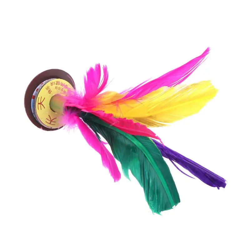 3pcs China kick shuttlecock Fitness Entertainment Footbal Foot Kick Fancy Goose Feather Shuttlecock For Physical Exercise