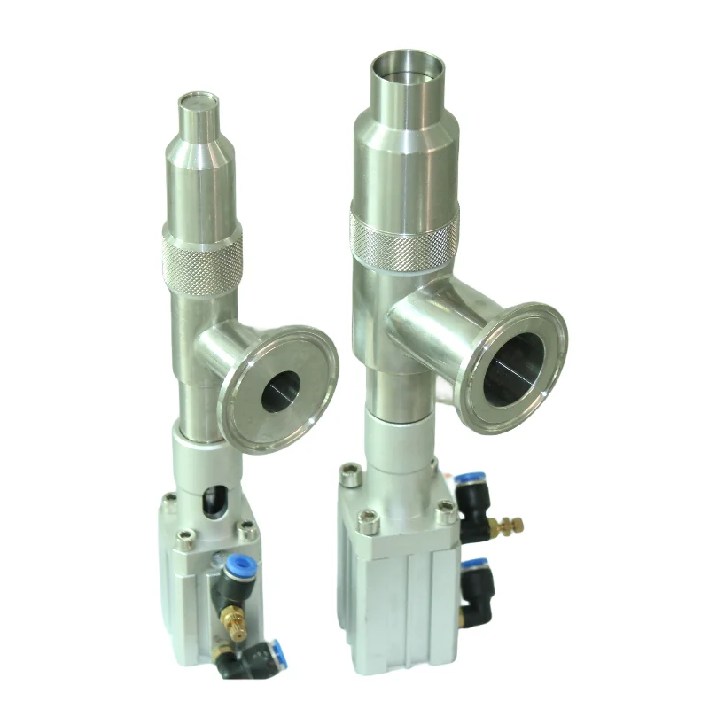 Filling Head of Piston Filling Machine Pnuematic Filler Outlet Valve spare part of the bottling equipment SHENLIN DN16/25