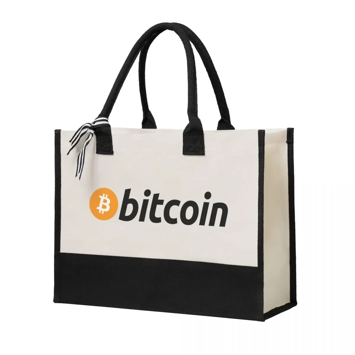 

The Bitcoin Canvas Bag Shopping Bag Wedding Decoration Travel Wedding Bag best wedding gift