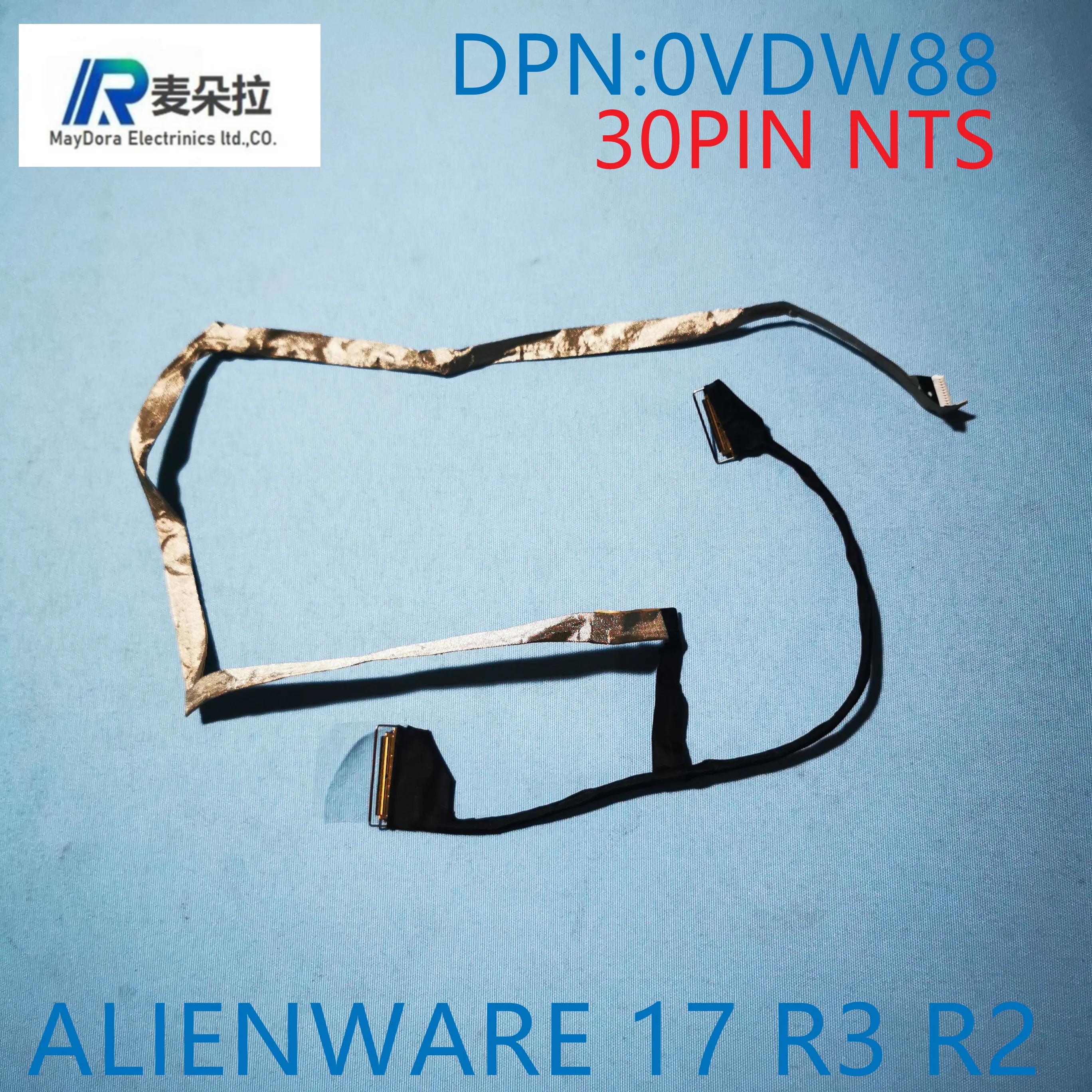 Laptop cable for Dell ALIENWARE 17 R2 R3 LCD&camera cable 30PIN FHD Type NTS  0VDW88