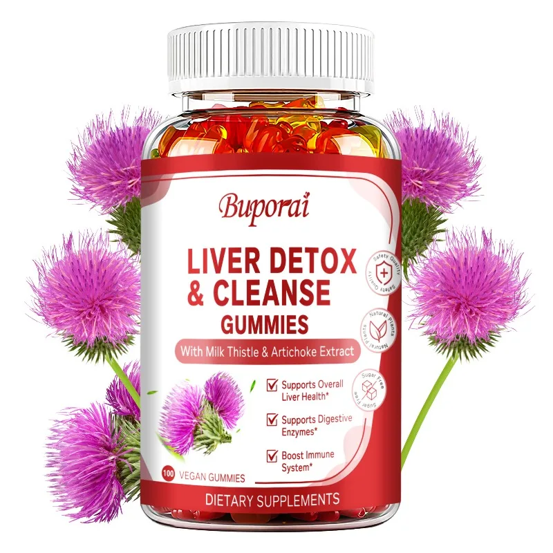 Liver Cleanse & Detox Gummies - Supports Skin and Digestive Health, Promotes Cell Repair, Enhances Immunity, Metabolism