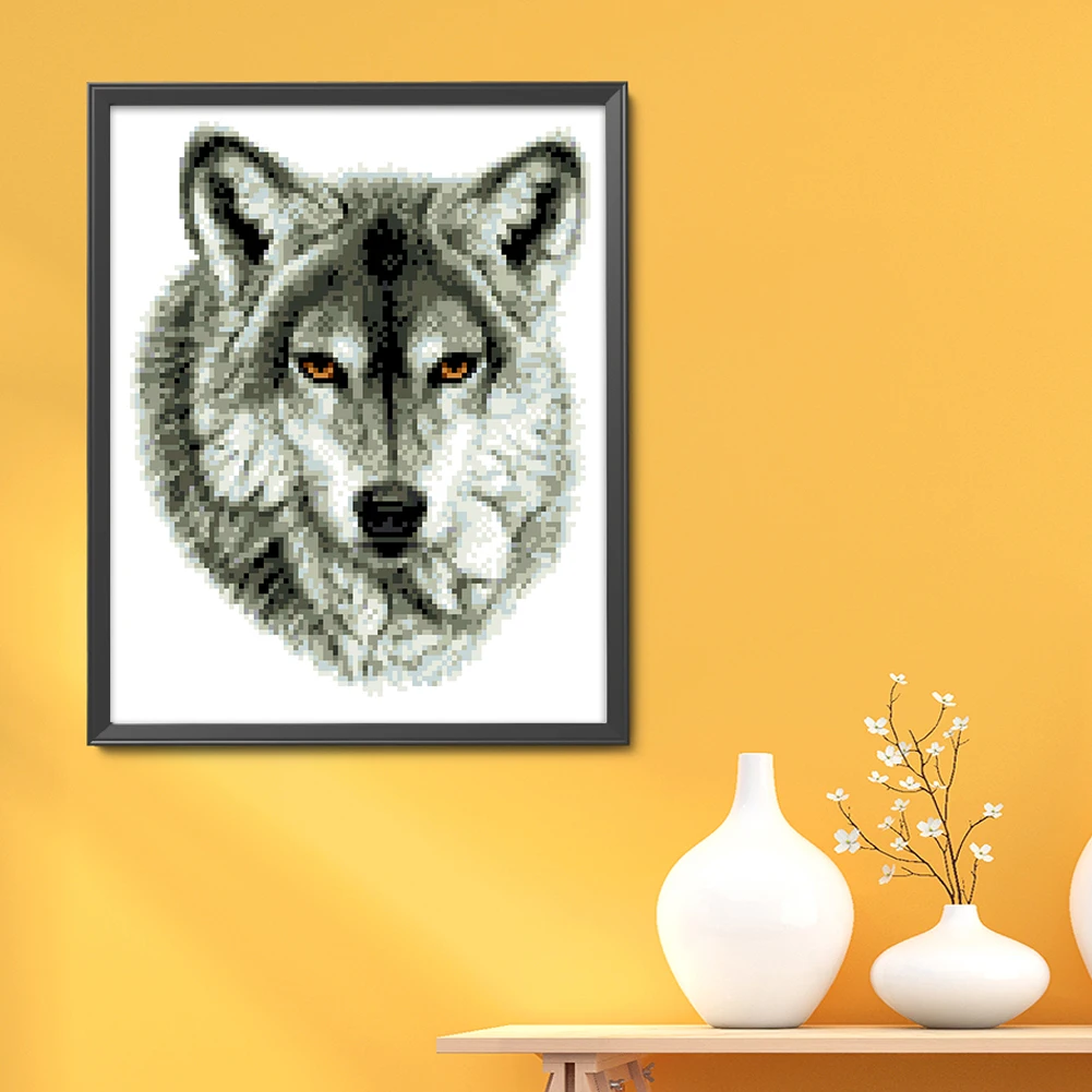 

Partial Embroidery Bead Animal 9CT DIY Cross Stitch Kit for Living Room Bedroom