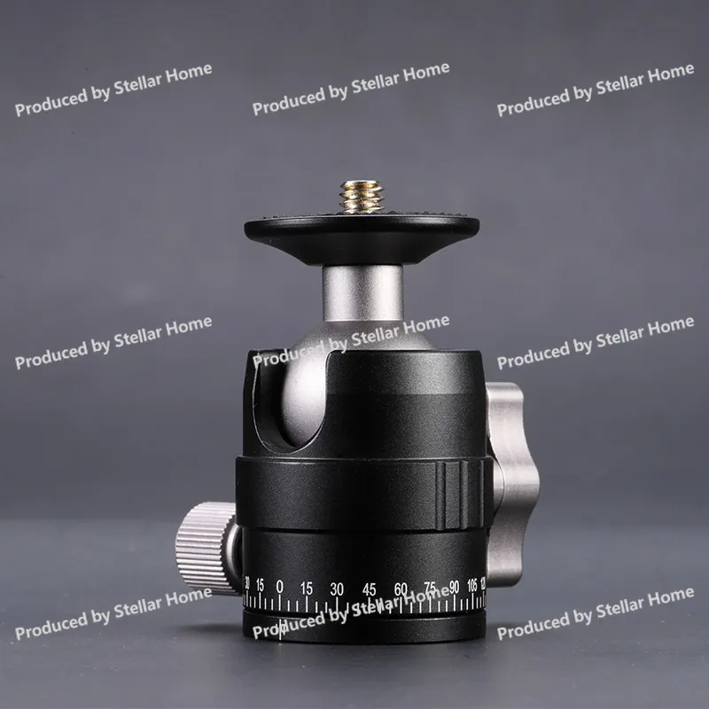 Metal Spherical Head Mini Mobile Phone Live Broadcast Micro Single-phase Hot Shoe 360 Panoramic Bottom Base Universal Projector