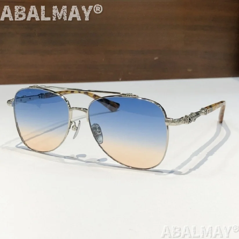 

Top High Quality Sunglasses for Men and Women 8058 SIZE 58-16-148 Titanium Style Retro Fashion Design Sun Glasses UV400 with box