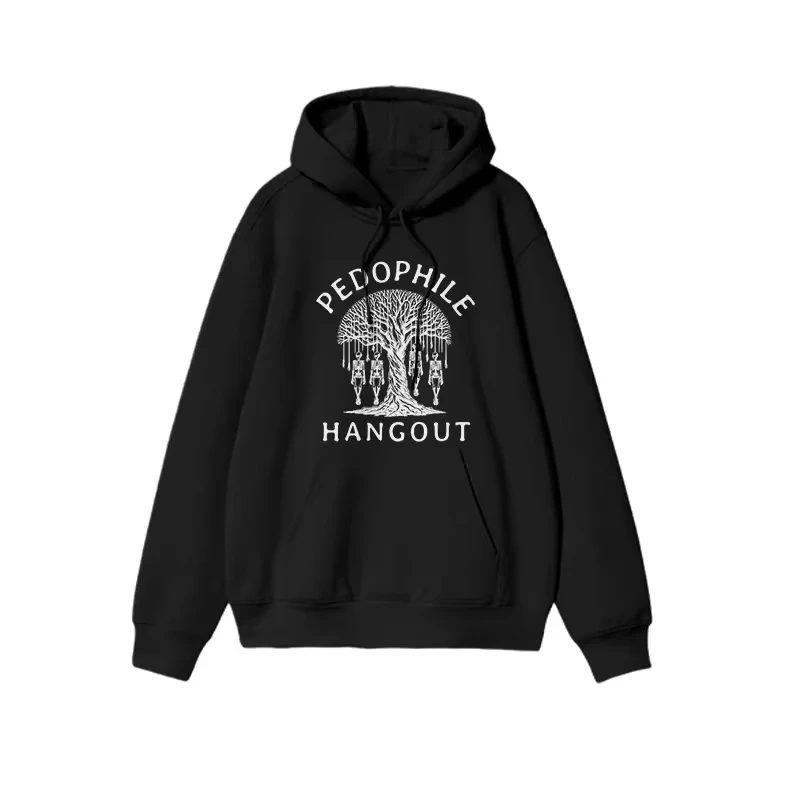 

2025 Autumn and Winter Unisex 100 Cotton Pedophile Hangout Print Causal Hoodie High-end Luxury Is for Both Men and Women Top Y2k