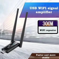 300Mbps 2.4G USB bezprzewodowy przedłużacz wzmacniacz sygnału WiFi Router wzmacniacz sygnału Wi-Fi wzmacniacz daleki zasięg punkt dostępu Repeater wi-fi