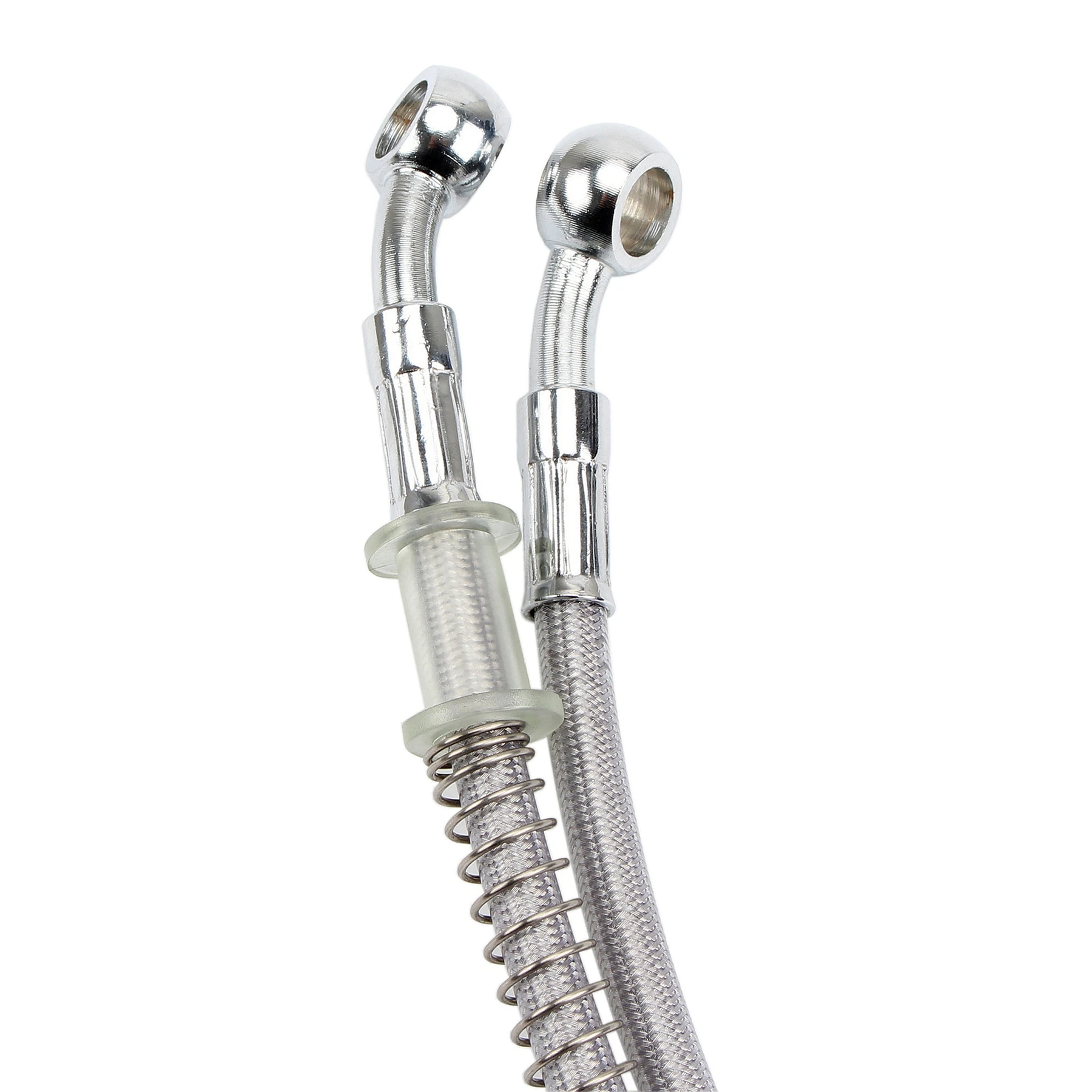 39 cm-150 cm Motorrad Bremsöl Schlauch Bremsleitung Universal Motorrad Edelstahl Geflochtene Pipeline Latiguillo Freno Moto – Detail 6