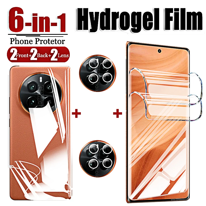 Front Back Hydrogel Film for Realme GT5 pro GT 5 240W Neo 5 3 SE 2 pro 2T 3T Screen Protector GT2 Pro GT3 GT5 Camera Lens Glass