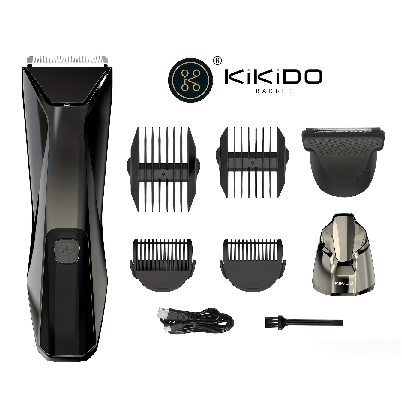 KIKIDO Mens All-in-One Hair Clipper Beard Trimmer Body Shaver Kit Professional Grooming Kit