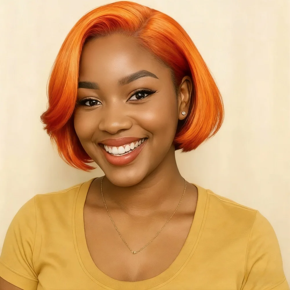 

13x4 парик боб на кружеве спереди, короткие стрижки пикси, предварительно выщипанные бразильские прямые человеческие волосы, плотность 180% для женщин