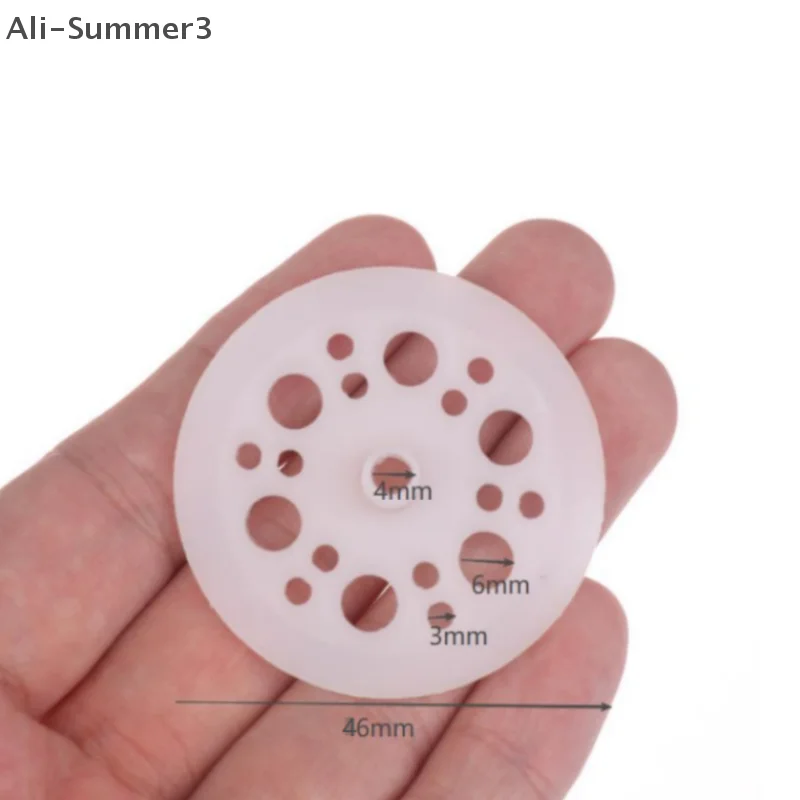 (YY) 50/100 قطعة 45 مللي متر البلاستيك غسالات مسطحة تحميل نشر غسالة البولي بروبلين رغوة مجلس غسالات مسامير تحديد لوحات العزل #1