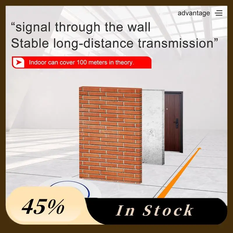 A60Z Top Wireless Restaurant Calling System 5Table Call Button Transmitters 1Watch Pager, Restaurant Waiter Service Bell Buzzer