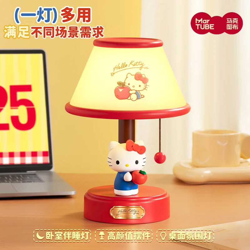 الكرتون مرحبا كيتي الجدول مصباح سطح المكتب الحلي أضواء الغلاف الجوي الزخرفية الفتيات الاتجاه لعب الأطفال هدية عيد ميلاد #3