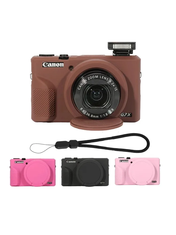 Für Canon G7XIII G7X3 Silikonhülle Kameragehäuse-Schutzhülle für Canon Powershot G7X Mark III Kamerazubehör