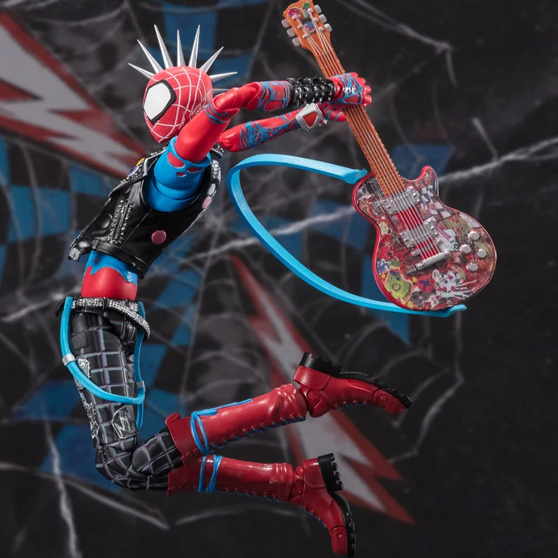لعبة هواية لزينة سطح المكتب من Marvel CT SHF Parallel Universe 2 Punk Spider-Man المنشط