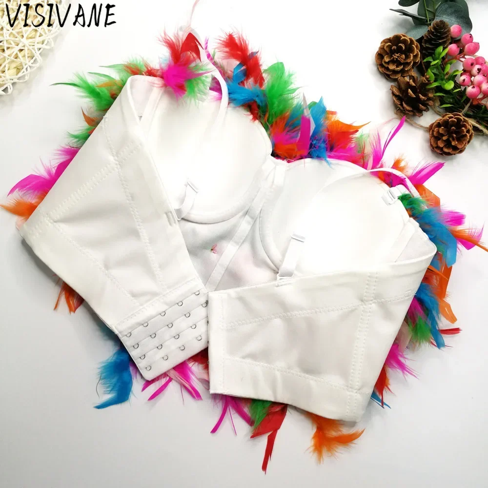 Visivane Y2k Tank Top Women Fashion Clothing Women Tops Corset Top Slim Corset Bastet Sling Women Clothing Tube Sexy Club Stage