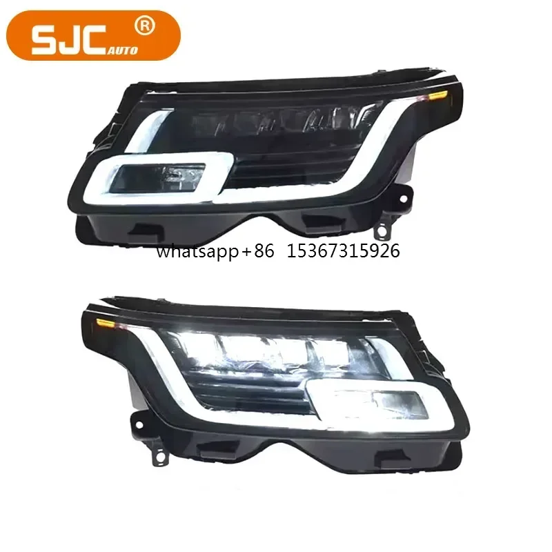 SJC For Land Rover Range Rover Executive Modification Headlight 2014-2017 Front Lamp LED Lens Plug and Play Car Accessories