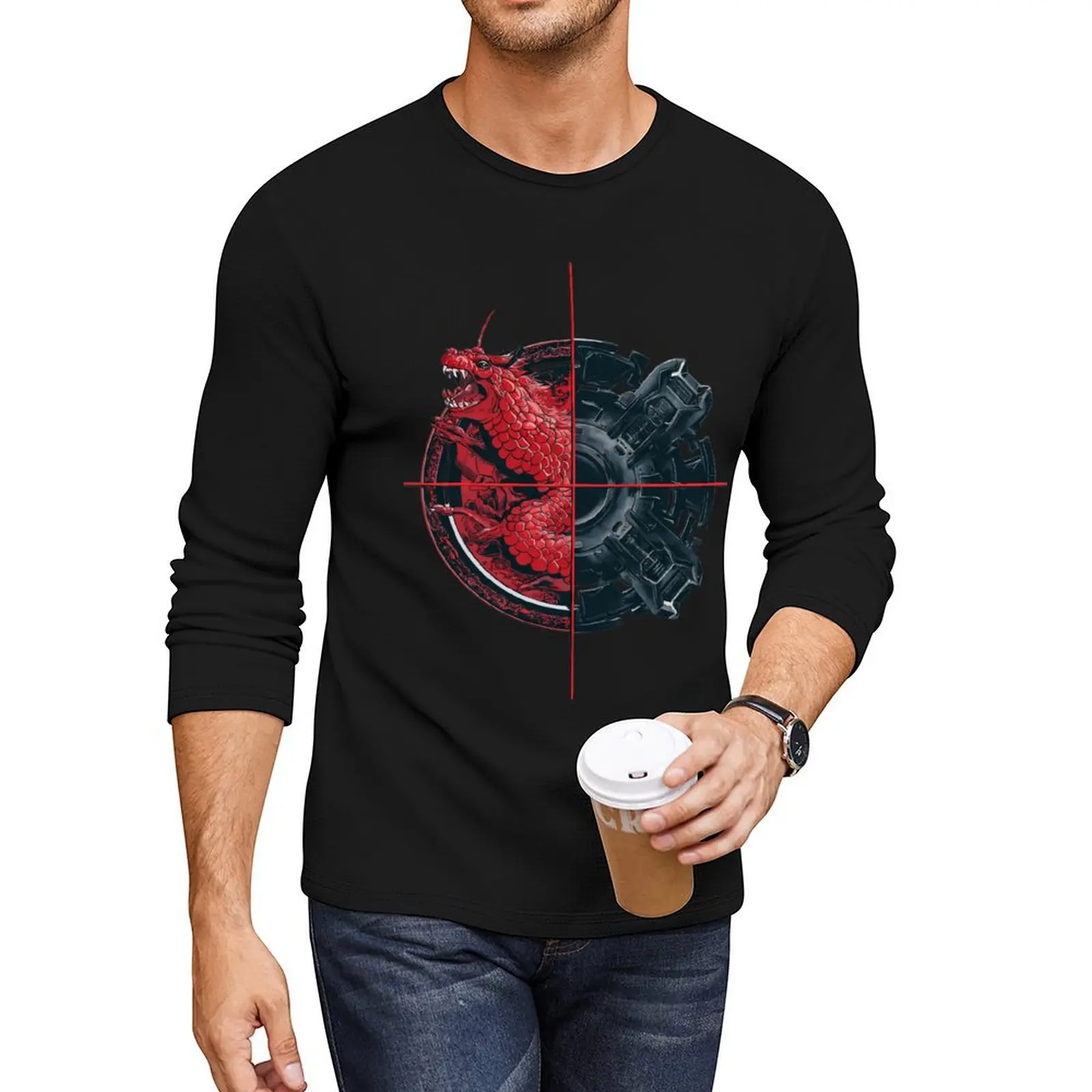 Basilisk Paradox Long T-Shirt Tee shirt designer t shirt men