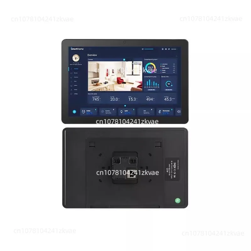

In-Wall Smart Touchscreen 10.1 Inch Touch Control Panel Android 11 Home Automation Smart Switch