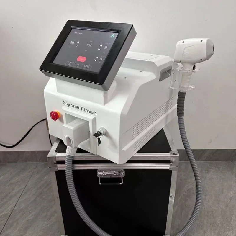 Ice Platinum Laser Diode Hair Removal Device 808nm 755 808 1064nm Hair Removal Device for Smooth Skin Treatment