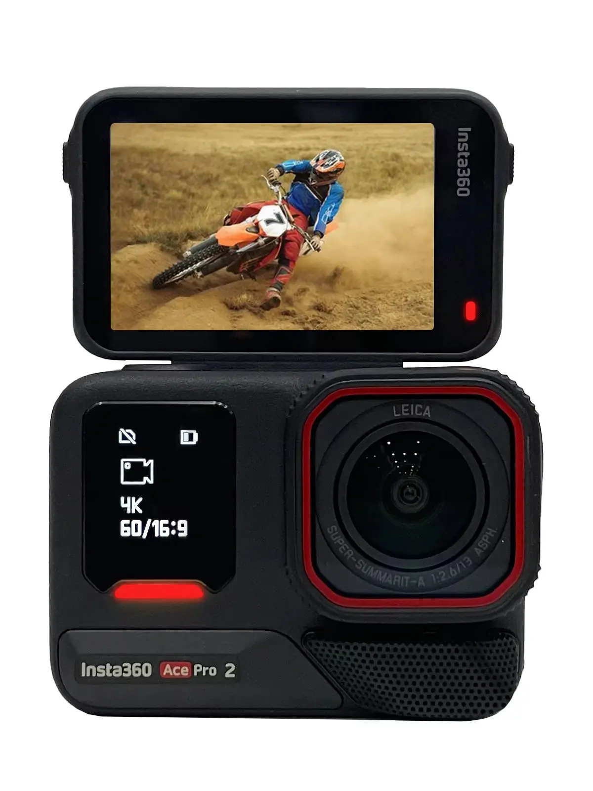 【LOCAL+】Insta360 Ace Pro 2 - 8K Wasserdichte Action-Kamera, mit Leica 1/1.3" Sensor, Dual AI Chip, Hervorragend bei Schwachlicht und Audio