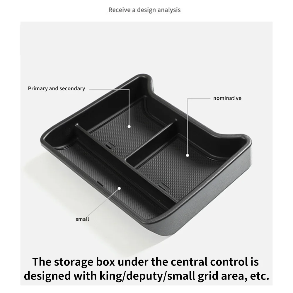 Center Console Storage Box for ID.4 ID4 ID 4 Crozz Storage Box Console Central Organizer Tray