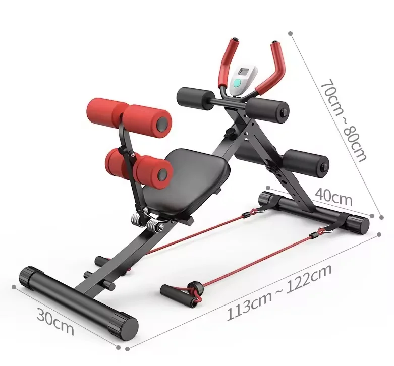 Fitness Equipment Multi-function Folding Abs Decline Sit Up Bench Exercises Adjustable Waist Coaster  Machine