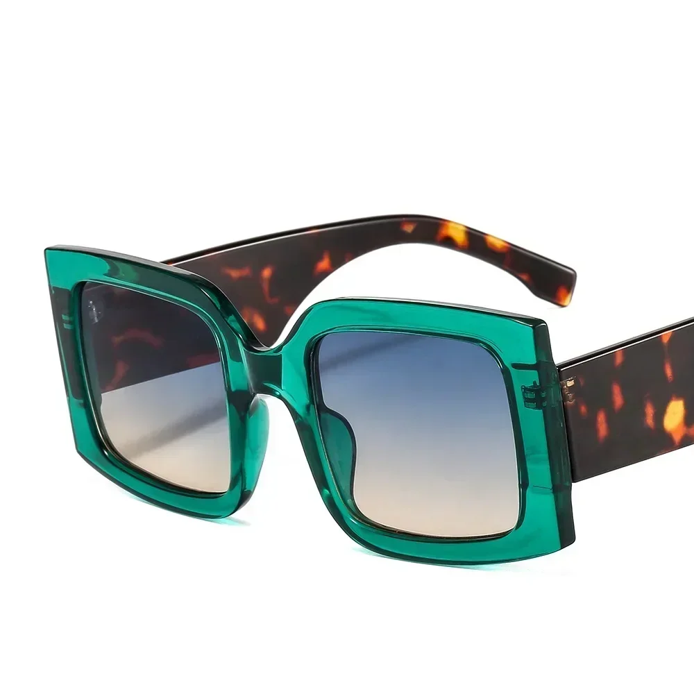 

Fashion Women Oversize Sunglasses Gradient Retro Luxury Brand Designer Square Sun Glasses Female Trending Shades UV400 Eyeglas