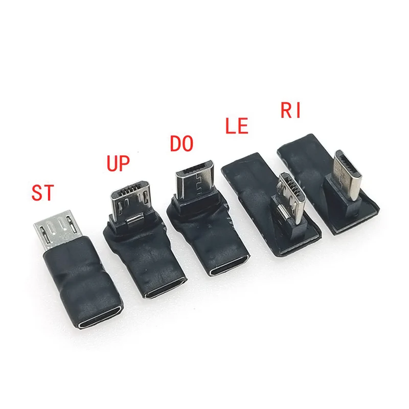 

Ultra short body 90 Degree USB Left and Right and Up and Down Angled Micro 5pin Female to Micro USB Male Data Adapter