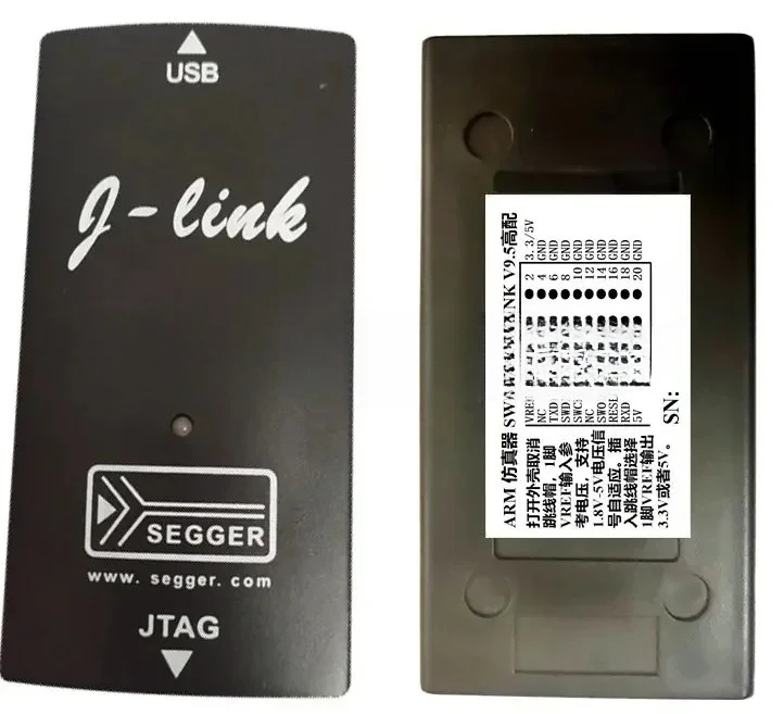 JLINK V9 Simulation STM32 burner PIC development board JTAG virtual serial port SWD 1.8-5V