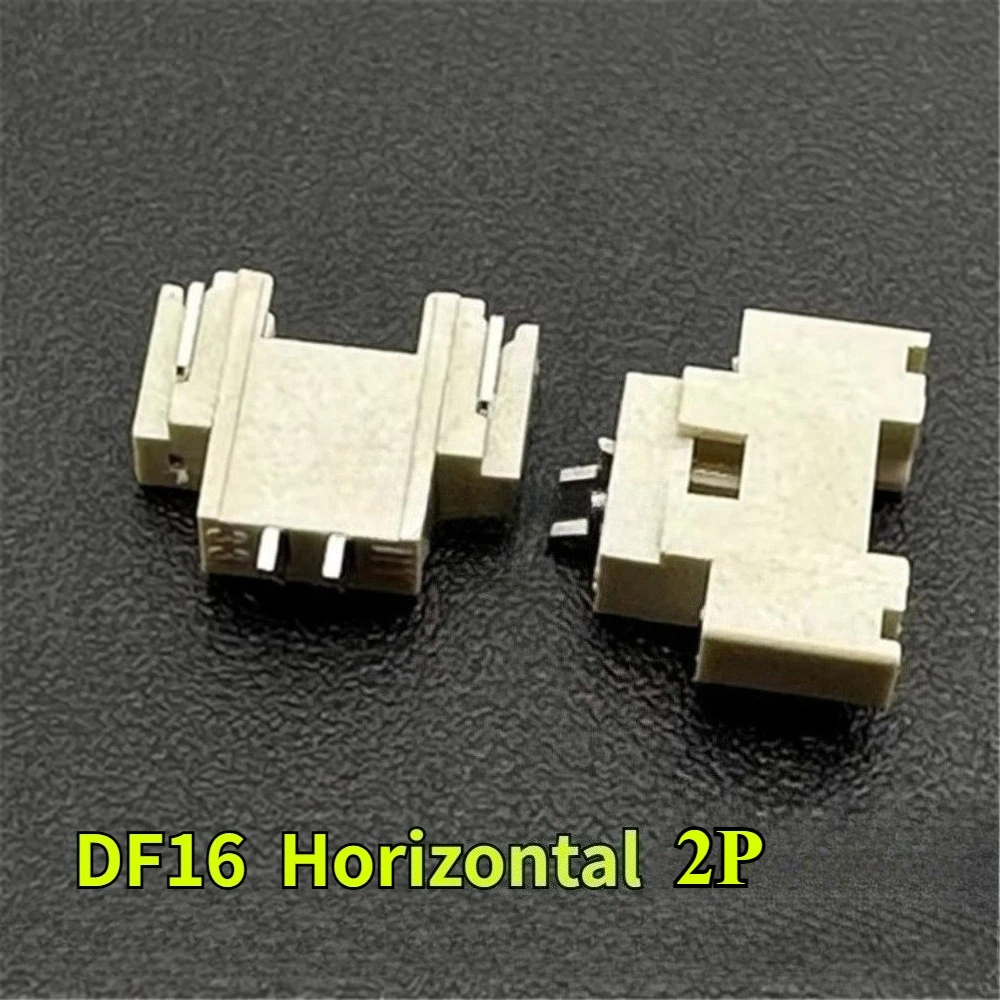 10-100Pcs/lot DF16 Horizontal SMT Pitch 1.25mm Horizontal Needle Seat with Lock Buckle 2P/3P/4P/5P/6P/7P/8P Connector Interface