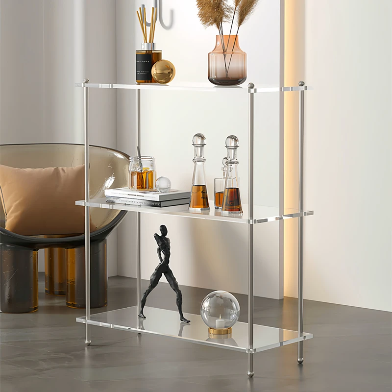 

Shelf Living Room Sofa Storage Rack Wheeled Mobile Cart Apartment furniture