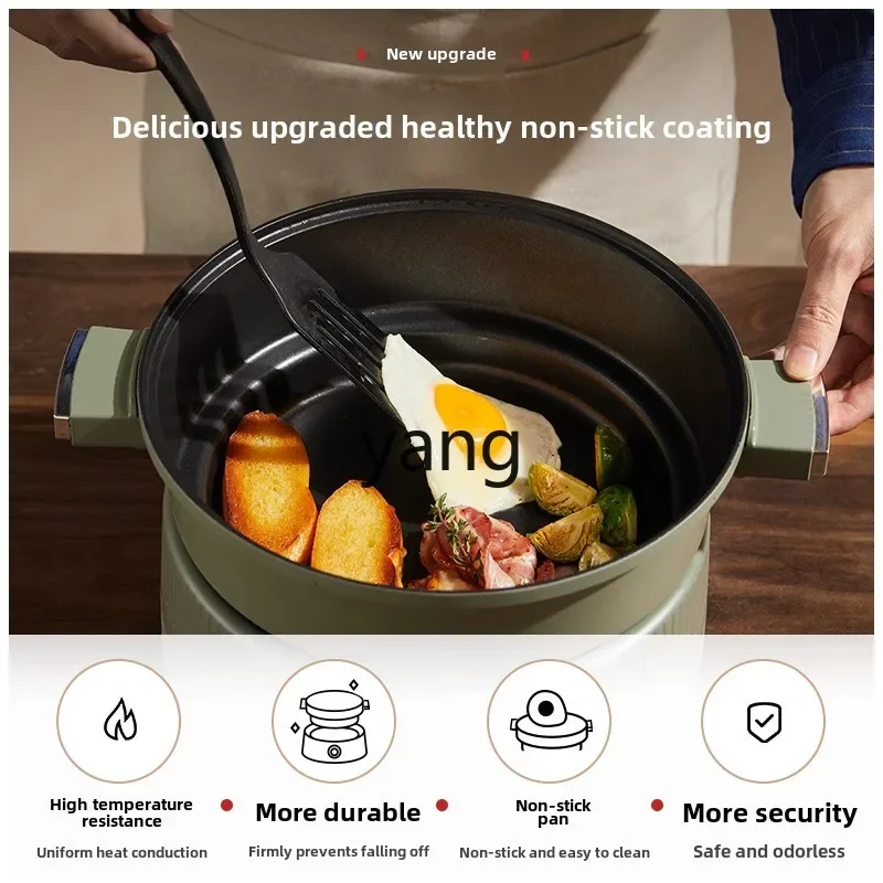 CX split mandarin duck pot hot pot household electric pot cooking and cooking integrated large capacity view 4