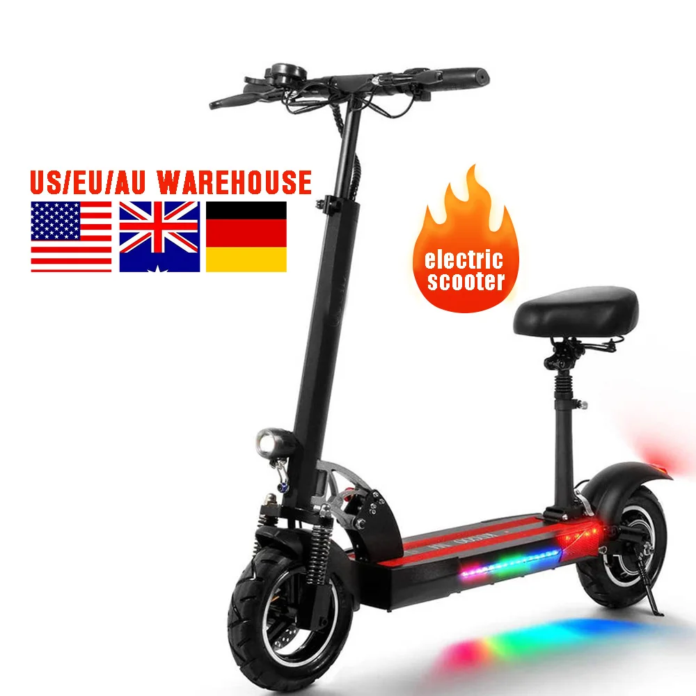 

STLF WJW CJM 2022 New EU Stock Dropshiping 48V 15AH M4 PRO 10" Off-road Tires 800W Motor Folding Electric Scooters with Seat