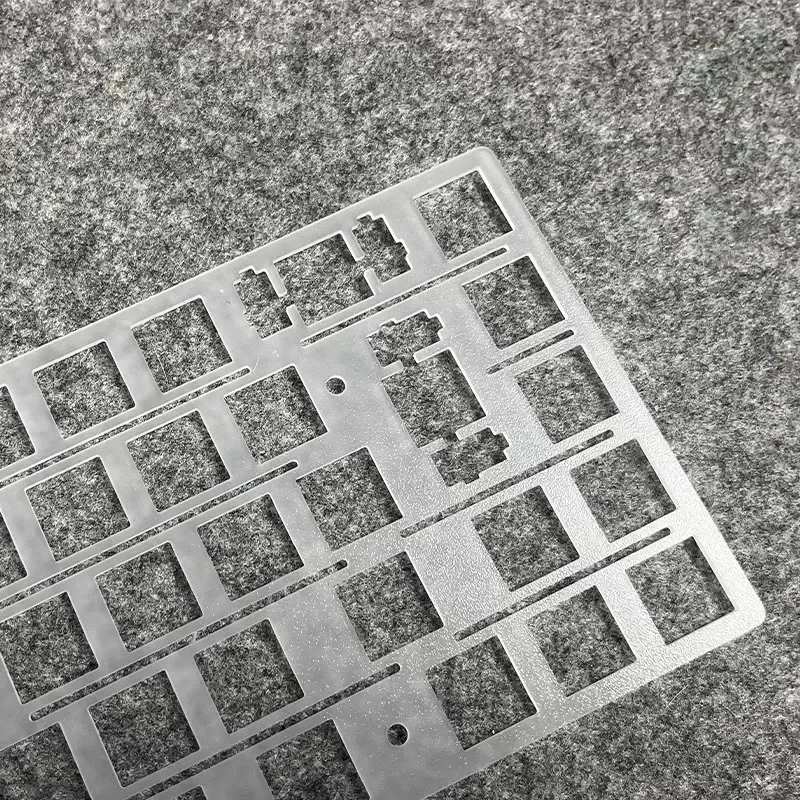 Lucky 65 Positioning Plate for Mechanical Keyboard Tri-mode Fr4 Pom PC PP Carbon Fiber Metal Plate Custom Keyboard Accessories