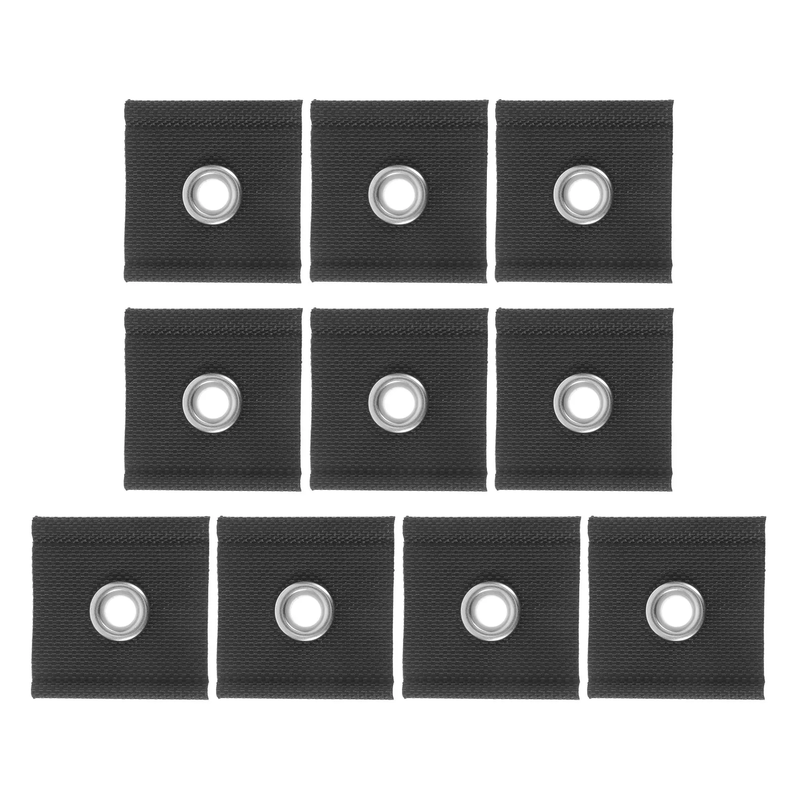 

10 шт. универсальных водонепроницаемых люверсов для крепления тентов и навесов на автофургоны, легкие, надежные, для быстрой установки на караваны и палатки