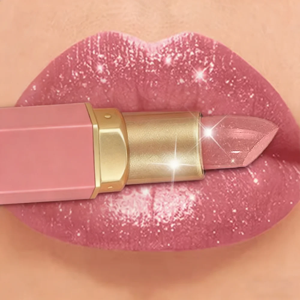 WÄHLEN SIE RASME 6-Farben Schokoladenriegel Lippenstift Make-up Perlen Nicht Leicht Abziehbar Matt Wasserfester Lipgloss
