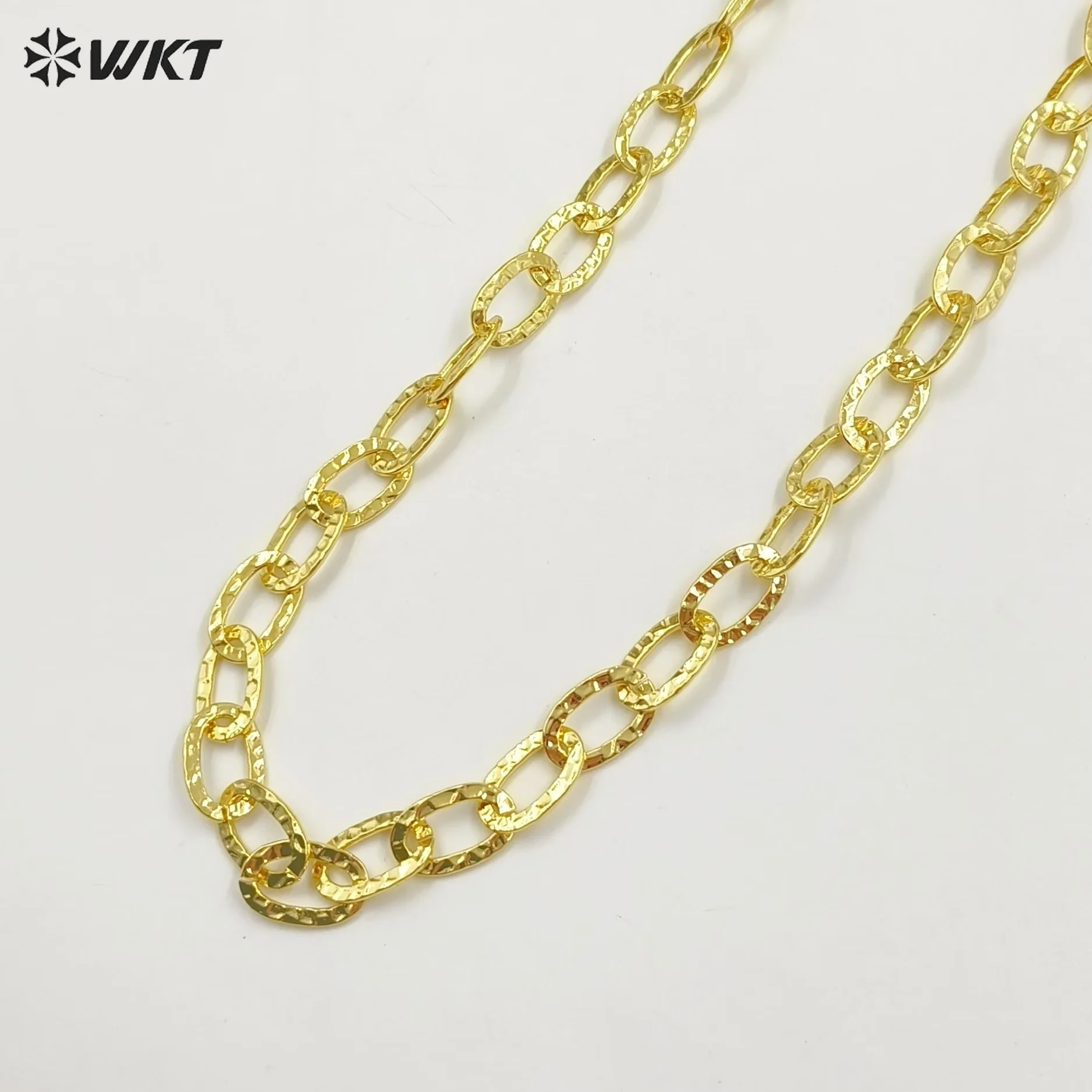 WT-BC228 Special Big O Shape Loop With Grain Thick Chain Meters For Sale For Women Necklace Jewelry Making