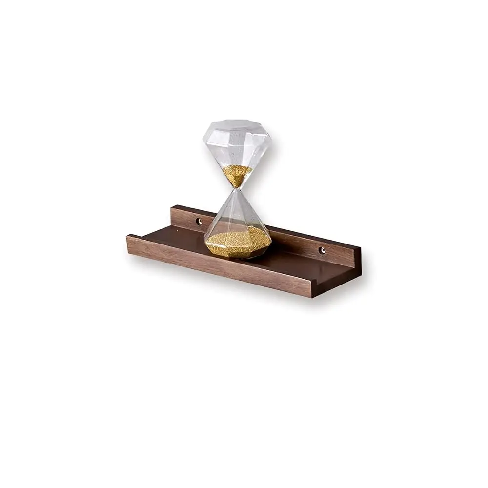 

12 H Floating Shelves Wall Mounted, Rustic Wall Shelves For Decor And Storage, Solid Walnut Wood Shelf, Picture Ledge For