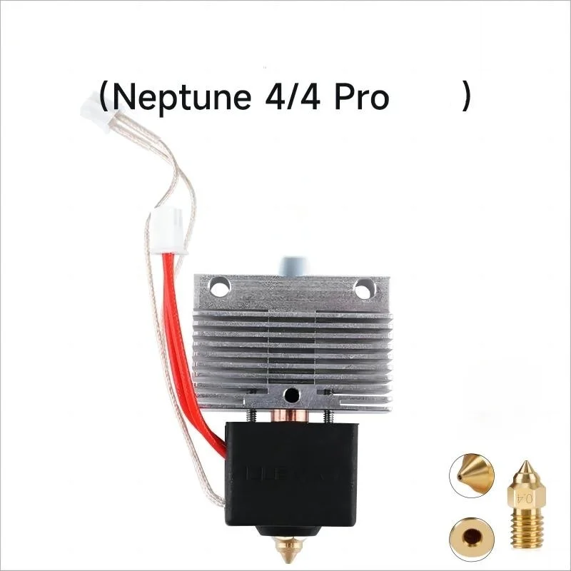 

Nyxlab high-quality Full Hotend For Elegoo Neptune 4 4Pro 3D Printers With Teflon Tube Brass Hardened Steel Nozzle