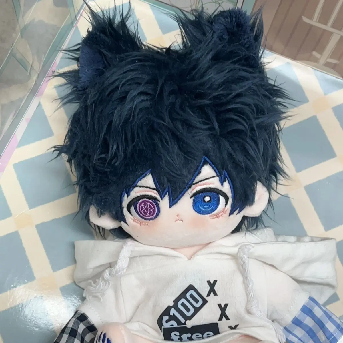 Anime Kuroshitsuji 20CM Ciel Phantomhive Cotton Stuffed Doll Gift Toys for Children Adults Cute Dress-up Puppet Collectibles