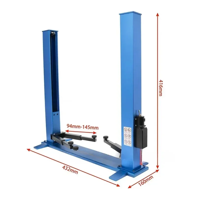 

1/14 1/10 1/8 1/6 Scale RC Car Two-Post Lift Garage Scenes Automatic Lift Dual Motor Gantry for Garage Series