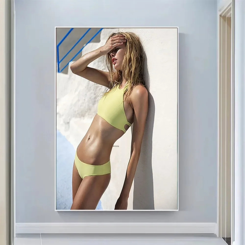 ملصق حائط من القماش الحريري إيما ستيرن نيلسن هدية تزيين المنزل الفني