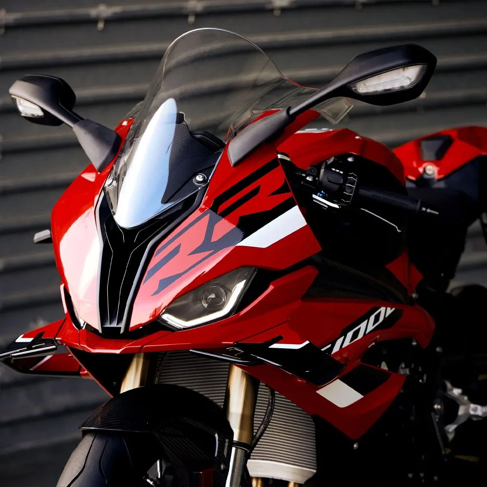 Motorcycle front cowling protective sticker is applicable For BMW S1000RR 2019 2020 2021 2022 2023 Head sticker New RR drawing