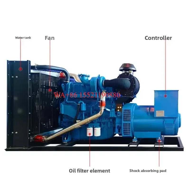 WMWMNU for diesel Generators Factory Direct Sale 100kw 125kva Open Type Plantas Electrical Silent Portable