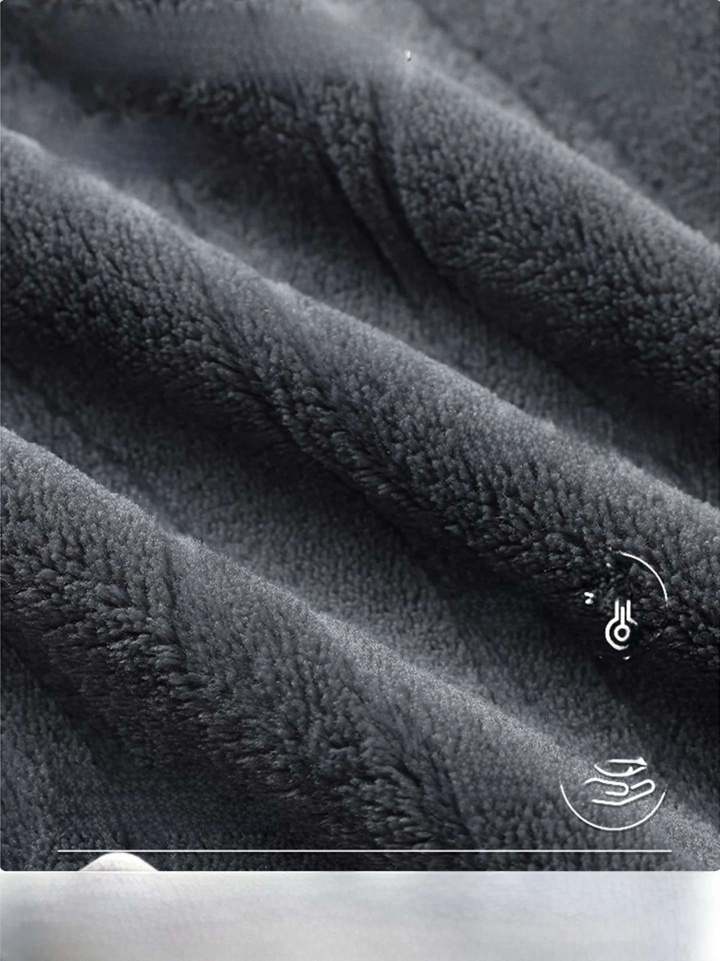 Thickened Coral Fleece Men's Sleep Robe Winter Home Comfortable Bathrobe Long Style Warmth Leisure Style Polyester Fiber