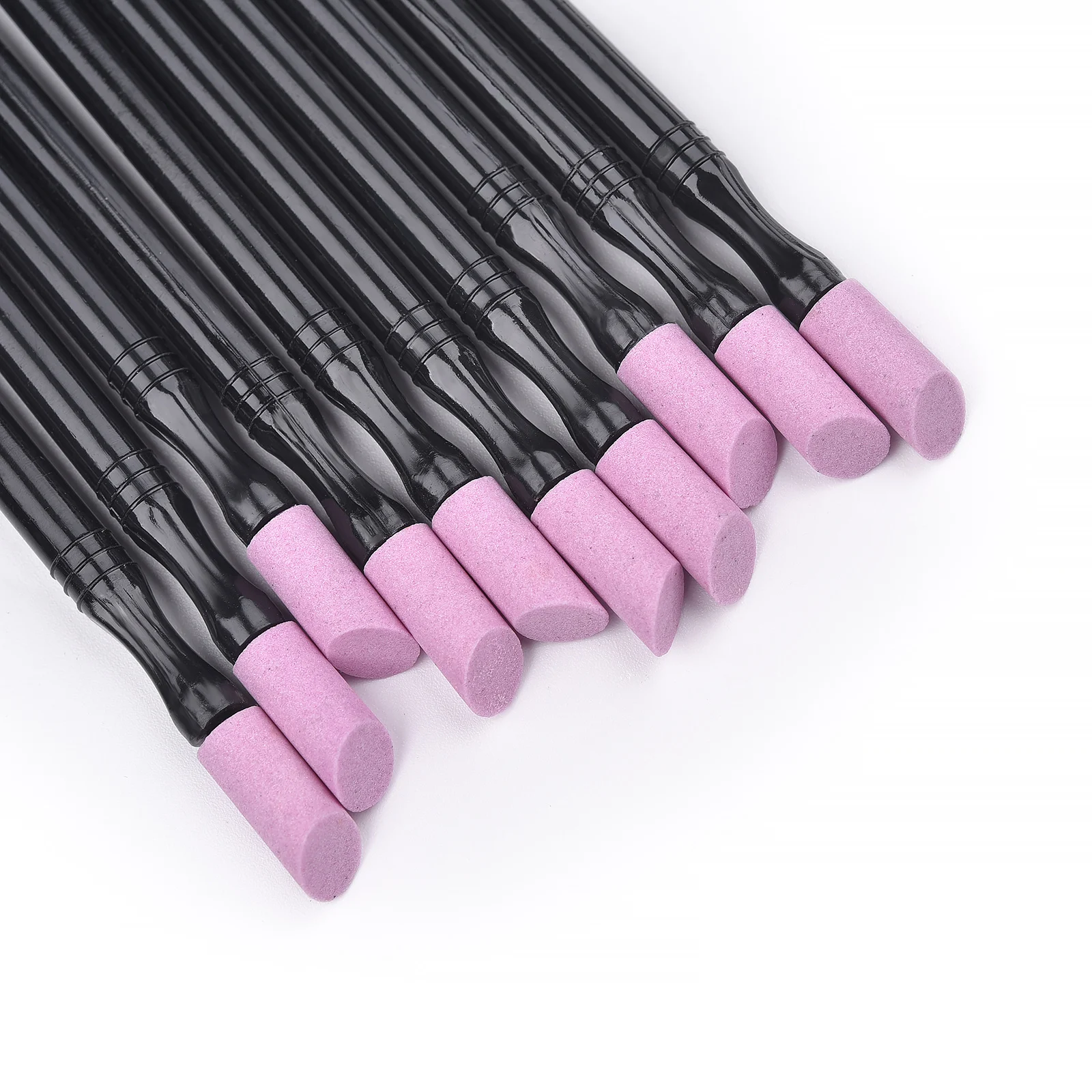5/10PCS Nail File Cuticle Stone  Nail Cuticle Scissors Dead Pusher Quartz Pen Nail Polishing Sticks Skin Remover Buffer Nail Art