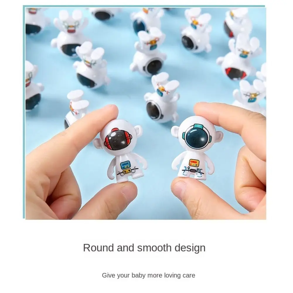 10pcs Pinata Toys Spaceman Inverted Mini Tumbler Swing Relieve Pressure Spaceman Astronaut Tabletop Bauble Mini Relax Desktop